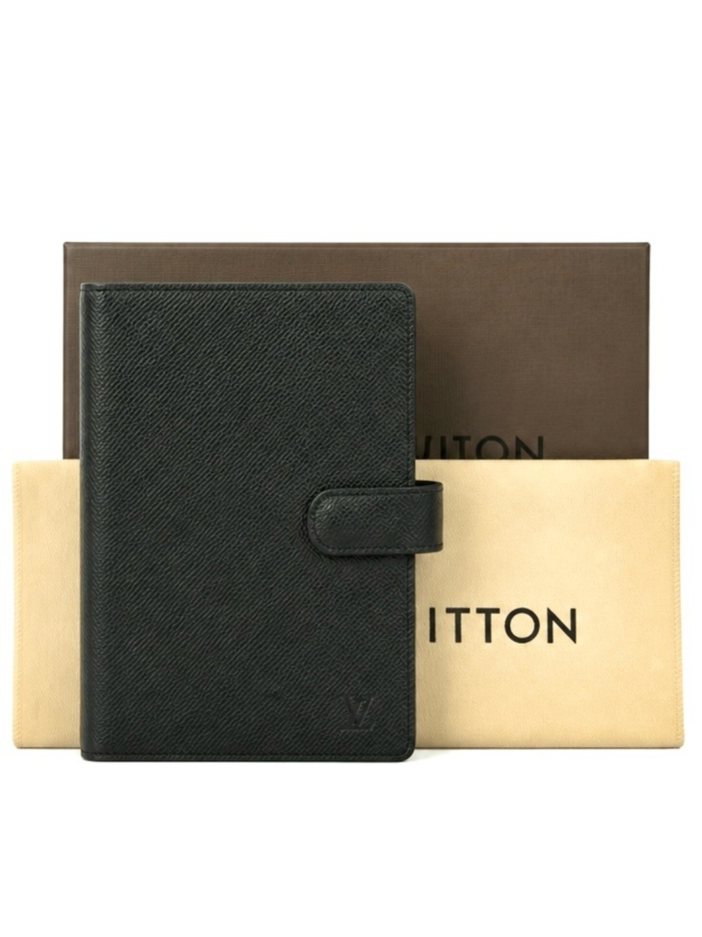 Louis Vuitton LV MM Forest Green Taiga Leather Organizer Agenda  FULLSET